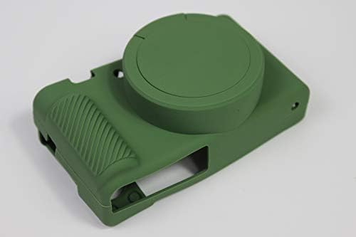 Silikon Jel Kamera kılıfı için Uyumlu Sony ZV - 1 Koruyucu Kauçuk Yumuşak kamera kılıfı Çanta Yeşil