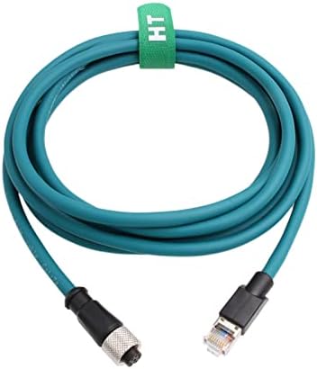 HangTon Ethernet Kablosu M12 Bir Kod 8 Pin Dişi RJ45 Cat-7e Yama Kablosu Endüstriyel Aktüatör Sensörü Profibus Ağ