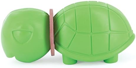 PetSafe Meşgul Buddy Kaplumbağa M, Dayanıklı Köpek Çiğnemek Oyuncak, Tedavi Halkaları ile Köpek Oyuncak, Orta Boy