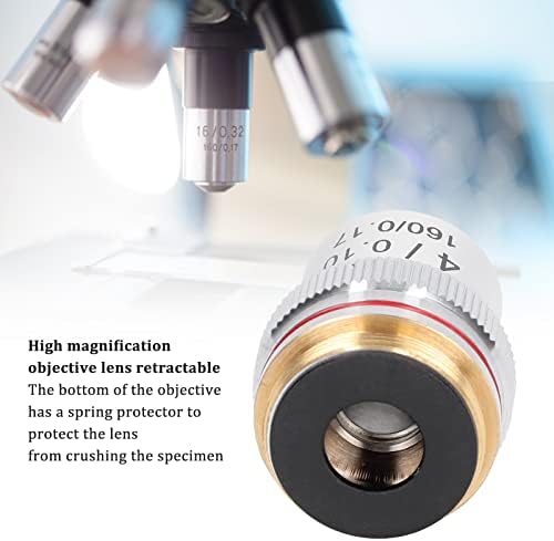 Yüksek ışık geçirgenliği mikroskop Lens evrensel korozyona dayanıklı mikroskop Lens standart boyut pirinç laboratuvar