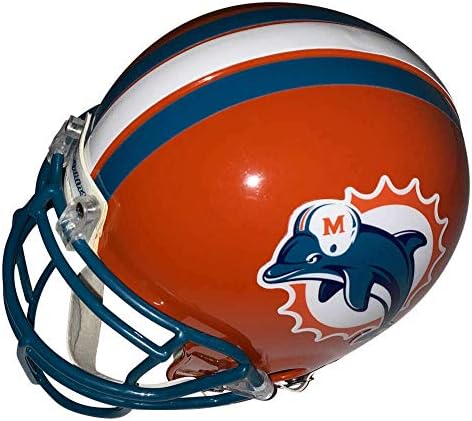 Miami Dolphins Takımı PROLİN Kaskı Çıkardı - İmzasız NFL Oyunu Kullanılmış Kasklar