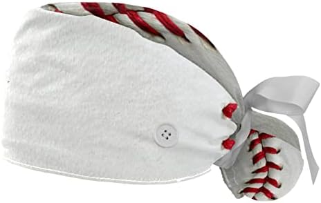 Nıaocpwy Beyzbol Klasik Kırmızı Halat Dikiş Hattı çalışma Kapağı Düğmeleri ile Uzun Saç Elastik kurdele Geri Şapka