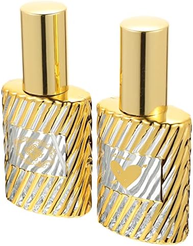 DOITOOL Mini Parfüm 2 adet Boş Parfüm Şişeleri Seyahat Sıvı Dağıtıcılar Cam Seyahat Örnek Şişeleri Parfüm Yağı için
