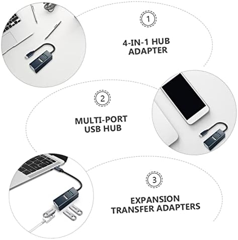SOLUSTRE Genişletici Masa Aksesuarları PC Aksesuarları USB Hub USB Bağlantı Noktası Hub Veri USB Hub USB Splitter