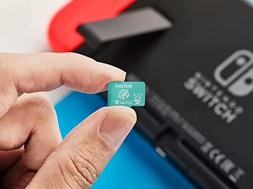 SanDisk-Carte mémoire microSDXC UHS-I 512 Go Sürümü Hayvan Geçişi Yaprak Dökün Nintendo Anahtarı, Anahtarı Lite et