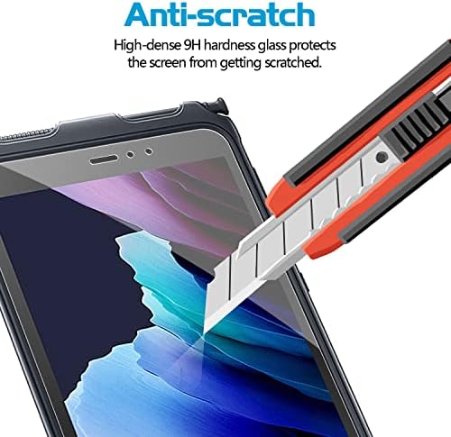 XunyLyee [2 Paket] Ekran Koruyucu ıçin Samsung Galaxy Tab Aktif 3 (8.0 İnç), Anti-Scratch Temperli Cam ıçin Galaxy