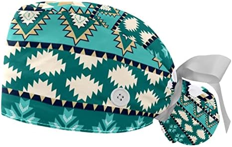IROLSKDNFH 2 Adet Ayarlanabilir Çalışma Şapka Düğmeleri ile Kadınlar için Pamuk Ter Bandı Kravat Geri Şapka