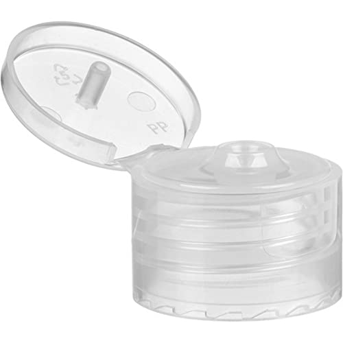 16 Ons Cosmo Yuvarlak Şişeler, PET Plastik Boş Doldurulabilir BPA İçermeyen, Doğal Renkli Geçmeli Üst Kapaklı (10'lu