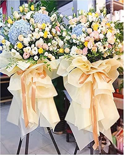 JOSON 30 sheets / 6 renkler Çiçek ambalaj kağıdı Kore düz renk saydam çiçek dükkanı çiçek hediye buket çiçek ambalaj