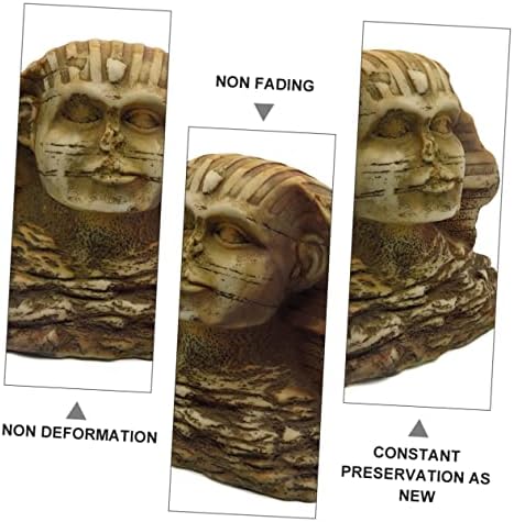 Ipetboom Topper 2 adet Kafa Süsleme Zanaat Dekorasyon Retro Kalıntıları Reçine Kral Heykelcik Masaüstü Küçük Heykeli