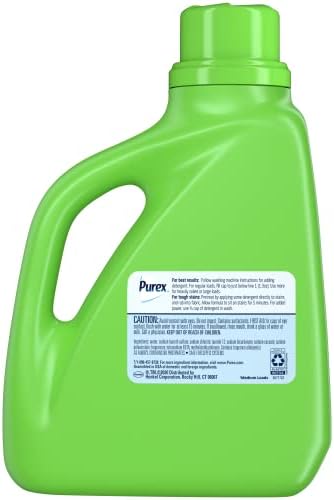 Purex Sıvı Çamaşır Deterjanı, Doğal Elementler Keten ve Zambaklar, 75 Sıvı Ons, 57 Yük