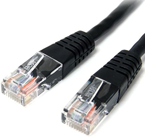 StarTech.com Cat5e Ethernet Kablosu - 10 ft-Sarı-Yama Kablosu-Kalıplanmış Cat5e Kablosu-Ağ Kablosu-Ethernet Kablosu-Cat