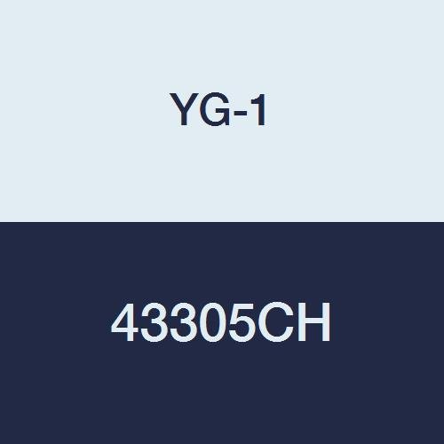 YG-1 43305CH HSSCo8 Freze, 4 Flüt, Normal Uzunluk, Bilyalı Burun, Sert Kaplama, 2-1/2 Uzunluk, 3/8