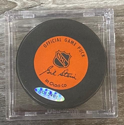 Wayne Gretzky İmzalı Los Angeles Kings UDA Üst Güverte Diski TAM adı SIG L@ @ K-İmzalı NHL Diskleri