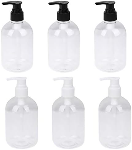 Yarnow Seyahat losyon kabı 6 adet Doldurulabilir Boş pompa şişeleri Sabunluk Şişeleri Mutfak Banyo Sıvı Sabun Şampuan