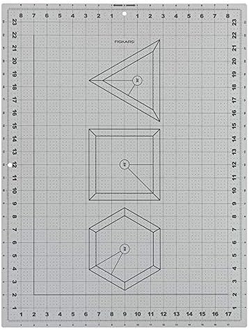 Fiskars El Sanatları Kesme Matı-Kendin Yap (18 inç. x 24 inç.), 18x24, Gri