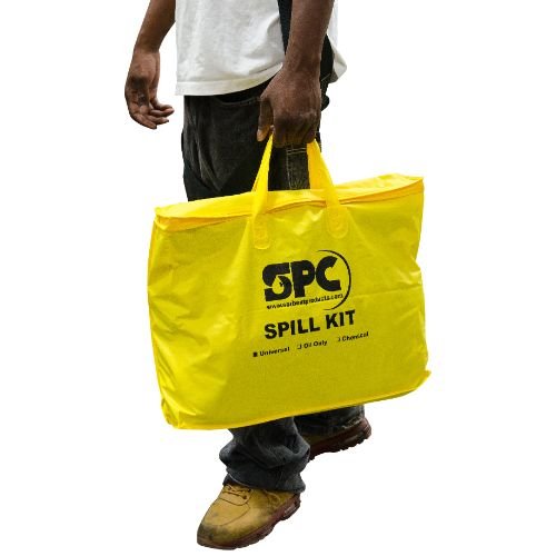 Brady SPC SKO-Yalnızca PP Yağ Taşınabilir Dökülme Kiti - bertaraf torbası, talimatlar, eldivenler, pedler (10) ve