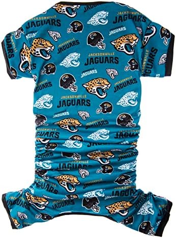 Littlearth Unisex-Yetişkin NFL Jacksonville Jaguarları Evcil Hayvan Pijamaları, Takım Rengi, Orta