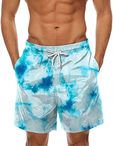 MIASHUI Erkek Şort Kurulu Şort Erkek İlkbahar Yaz Rahat Şort Pantolon Baskılı Spor Plaj cepli pantolon Şort
