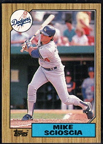 1987 Topps 144 Mike Scioscia Dodgers
