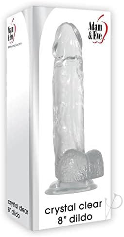 Adem ve Havva Kristal Berraklığında 8 inç Yapay penis