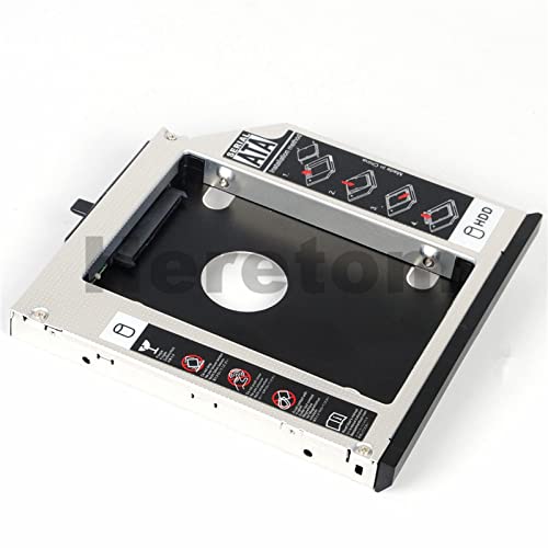Alüminyum 12.7 mm SATA SATA DVD CD-ROM Optibay 2nd HDD SSD Caddy için T420ı T520ı T430ı T530ı W700ds Optik Bay