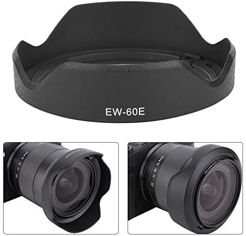 Ef-m 11-22 paralel Kamera Lens Kapağı EW-60E ABS Plastik Lens Kapağı Canon EF-M 11-22mm f/4-5.6 ıs