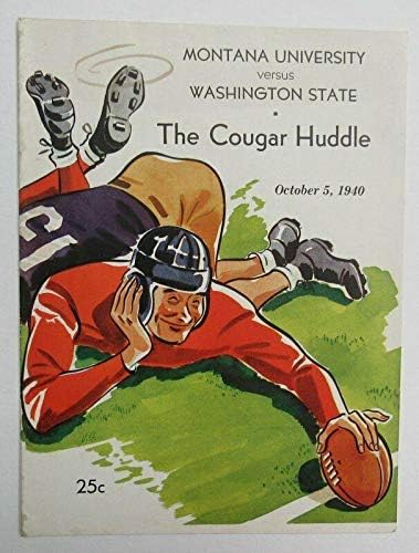 1940 Montana Üniversitesi ve Washington Eyalet Koleji Futbol Programı 142900-Üniversite Programları
