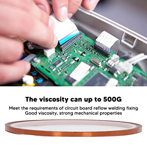 10 ADET Elektrik Yalıtım Bandı Yüksek Sıcaklık Bandı yalıtımlı yapıştırıcı Poliimid Film Bant Elektronik Baskı için