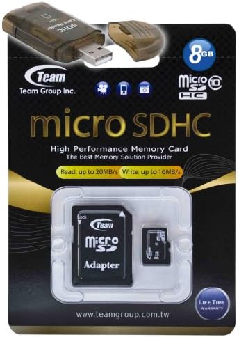 8GB sınıf 10 microSDHC takım yüksek hızlı 20MB / Sn hafıza kartı. LG CF360 UX565b telefon için Yanan Hızlı Kart. Ücretsiz