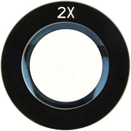 Dıydeg Zoom C-mount Lens, Siyah Metal + Cam 2.0 X Kolay Kurulum Endüstriyel Mikroskop Kamera Lensi, XDS Mikroskoplar