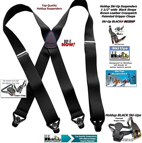 ABD Patentli Siyah Kompozit Plastik Tutucu Klipsli Holdup Ski-Up Jartiyer