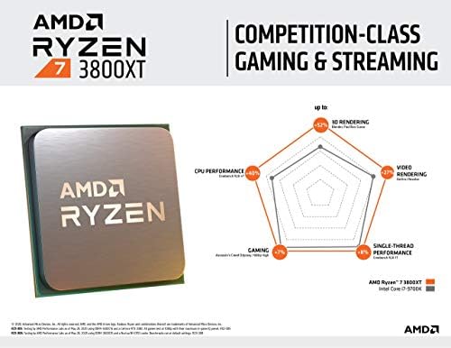 AMD Ryzen 7 3800XT 8 çekirdekli, 16 İş Parçacıklı Kilidi Açılmış Masaüstü İşlemci