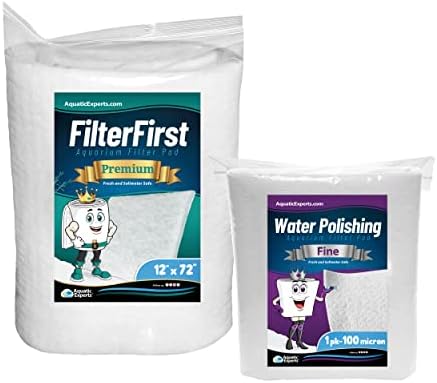 Su Uzmanları akvaryum filtresi Pad-Premium Gerçek Çift Yoğunluklu akvaryum filtresi Medya Rulo Kristal Berraklığında