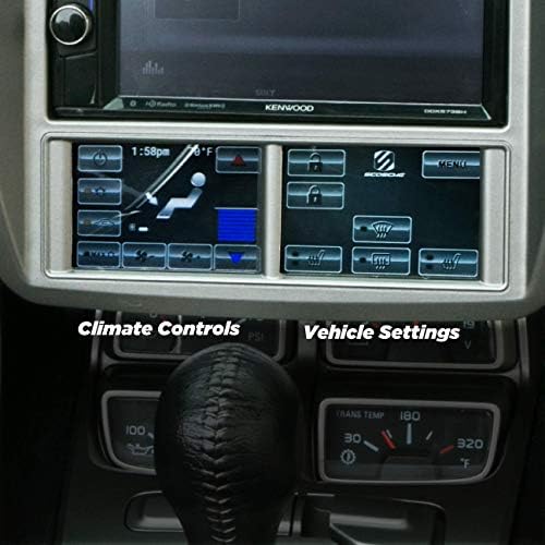 SCOSCHE ITCGM01AB Entegre Dokunmatik Ekran Araba Stereo Kurulum Dash Kiti 2010-2014 Chevrolet Camaro için