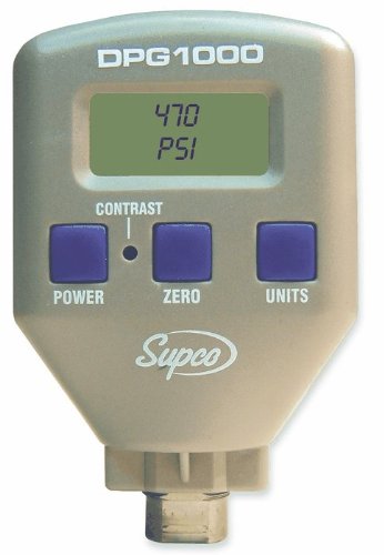 Supco DPG100 Dijital Basınç Göstergesi, -14 ila 100 psi 1 / 8NPT (F)