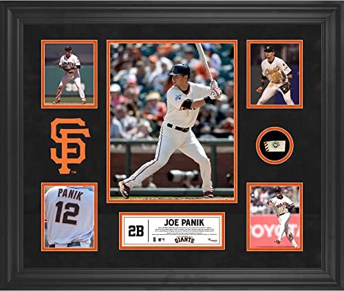 Joe Panik San Francisco Giants, Oyunda Kullanılan Beyzbol-MLB Oyuncu Plaketleri ve Kolajlarından Oluşan bir Parça
