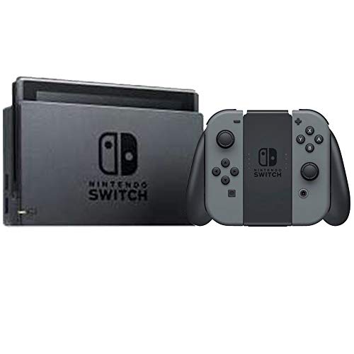 Nintendo Anahtarı 32 GB Konsol w/ Gri Sevinç Con (HACSKAAAA) Mario Kart ile Paket 8 Deluxe + Süper Mario Partisi +