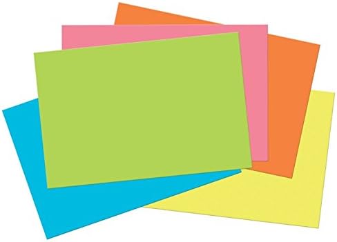 Tru-Ray Ağır İnşaat Kağıdı, Sıcak Karışık Renkler, 12 x 18, 50 Kağıtlar