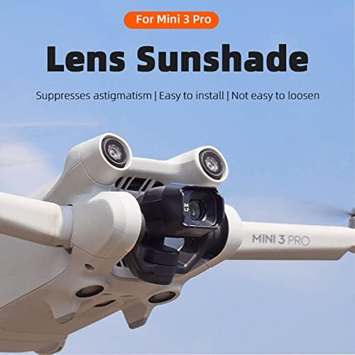 DAGİJİRD Lens Güneş Hood Gimbal Kamera Koruyucu Kapak Güneşlik Kapak DJI Mini 3 Pro Aksesuarları