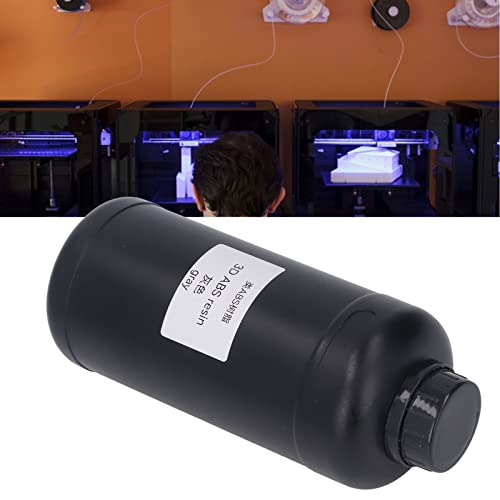 3D Yazıcı Reçine, İyi Mukavemet Düşük Büzülme Yüksek Tokluk 365-405nm Baskı Reçine DIY için (Gri)