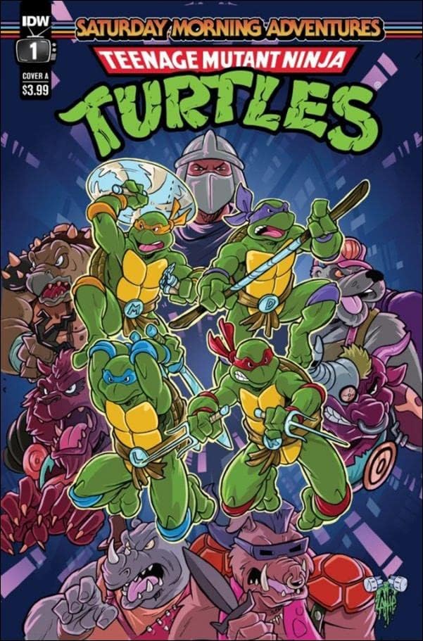 Teenage Mutant Ninja Kaplumbağalar: Cumartesi Sabahı Maceraları 1A VF; IDW çizgi roman