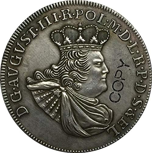 1763 Polonya Paraları Kopya 33mm Kopya Süsler Koleksiyonu Hediyeler