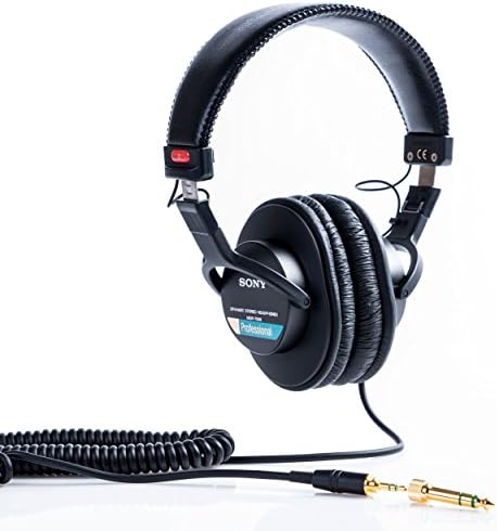 Sony MDR1AM2 Kablolu Yüksek Çözünürlüklü Ses Havai Kulaklıklar, Siyah (MDR-1AM2 / B) ve MDR7506 Profesyonel Büyük