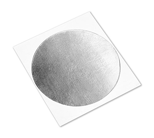 3M 427 Daire-3.750-100 Parlak Gümüş Alüminyum/Akrilik Yapışkan Bant Astarlı Alüminyum Folyo Bant - 65-300 Derece F