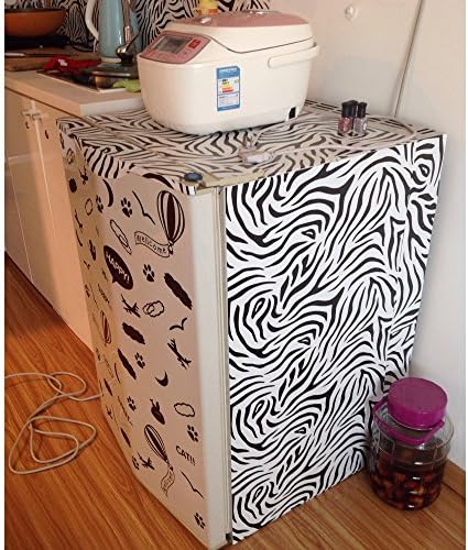 SimpleLife4U Kendinden yapışkan mobilya Korumak Kağıt Nem Geçirmez Raf Astarı 300 cm, Zebra Şerit sevgililer Günü
