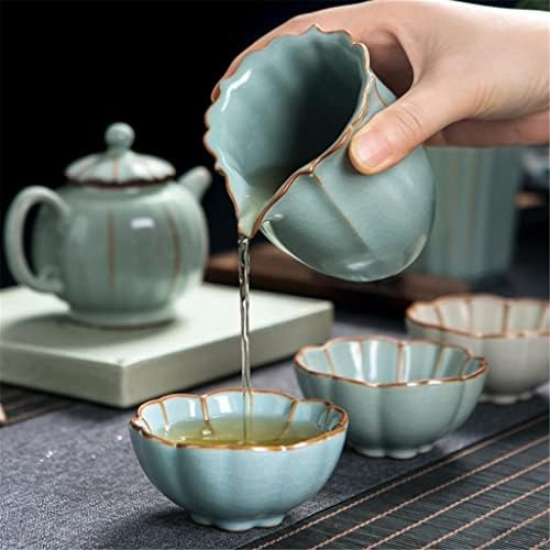 WİONC Seti 11 Bardak Setleri Seramik Kung Fu Çay Seti Çay Fincanı porselen çay fincanları Kupa Çay Töreni Demlik