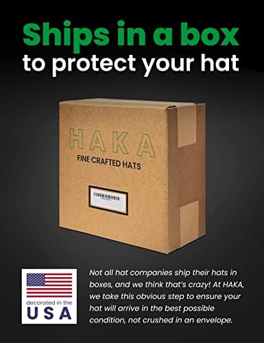HAKA Kamp Şapka Açık Havada şoför şapkası Erkekler ve Kadınlar için, beyzbol şapkası Ayarlanabilir Snapback Deri