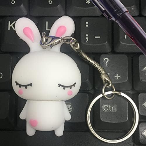 USB 2.0 Flash Sürücü Karikatür Şekli Memory Stick Sevimli Kalem flash sürücü Veri Depolama Pendrive Beyaz Tavşan 8GB