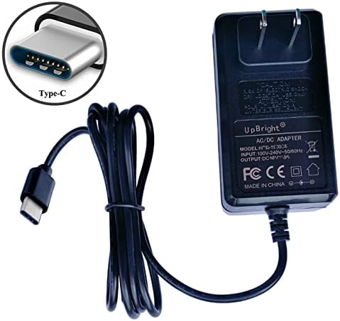 UpBright 5V 3A USB Tip C AC/DC Adaptörü ile Uyumlu Sony AC - E0530C 9-301-003-21 SRS-XB43 SRS-XB33 SRS-XB23 SRS-XB13